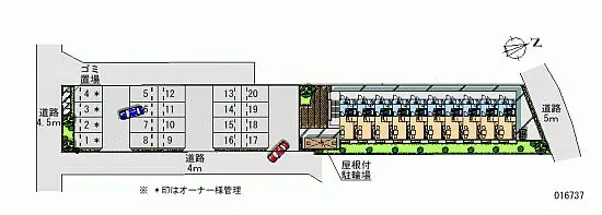 ★手数料０円★宮崎市花ケ島町　月極駐車場（LP）